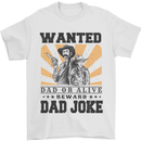 Father's Day Dad Joke Funny Cowboy Poster Mens T-Shirt Cotton Gildan White