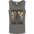 Father's Day Dad Joke Funny Cowboy Poster Mens Vest Tank Top Charcoal