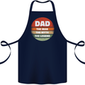Father's Day Dad  the Man Myth Legend Funny Cotton Apron 100% Organic Navy Blue