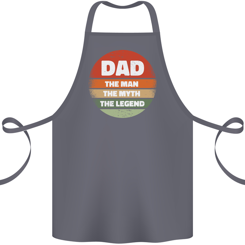 Father's Day Dad  the Man Myth Legend Funny Cotton Apron 100% Organic Steel