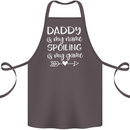 Father's Day Daddy Is My Name Funny Dad Cotton Apron 100% Organic Dark Grey