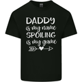 Father's Day Daddy Is My Name Funny Dad Mens Cotton T-Shirt Tee Top Black