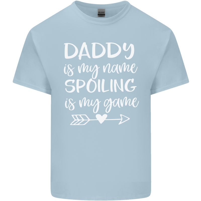 Father's Day Daddy Is My Name Funny Dad Mens Cotton T-Shirt Tee Top Light Blue