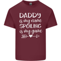 Father's Day Daddy Is My Name Funny Dad Mens Cotton T-Shirt Tee Top Maroon