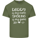 Father's Day Daddy Is My Name Funny Dad Mens Cotton T-Shirt Tee Top Military Green