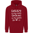 Father's Day Daddy Is My Name Funny Dad Mens Hoodie Red
