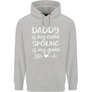 Father's Day Daddy Is My Name Funny Dad Mens Hoodie Sports Grey