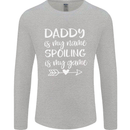 Father's Day Daddy Is My Name Funny Dad Mens Long Sleeve T-Shirt Sports Grey