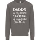 Father's Day Daddy Is My Name Funny Dad Mens Sweatshirt Jumper Charcoal