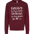 Father's Day Daddy Is My Name Funny Dad Mens Sweatshirt Jumper Maroon