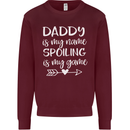 Father's Day Daddy Is My Name Funny Dad Mens Sweatshirt Jumper Maroon