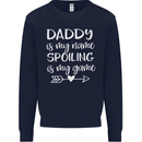 Father's Day Daddy Is My Name Funny Dad Mens Sweatshirt Jumper Navy Blue