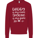 Father's Day Daddy Is My Name Funny Dad Mens Sweatshirt Jumper Red