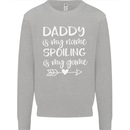 Father's Day Daddy Is My Name Funny Dad Mens Sweatshirt Jumper Sports Grey