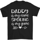 Father's Day Daddy Is My Name Funny Dad Mens T-Shirt Cotton Gildan Black