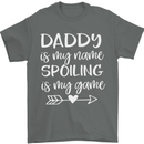Father's Day Daddy Is My Name Funny Dad Mens T-Shirt Cotton Gildan Charcoal