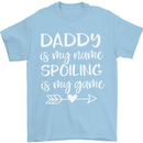 Father's Day Daddy Is My Name Funny Dad Mens T-Shirt Cotton Gildan Light Blue