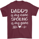 Father's Day Daddy Is My Name Funny Dad Mens T-Shirt Cotton Gildan Maroon