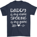 Father's Day Daddy Is My Name Funny Dad Mens T-Shirt Cotton Gildan Navy Blue