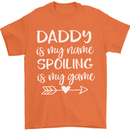 Father's Day Daddy Is My Name Funny Dad Mens T-Shirt Cotton Gildan Orange