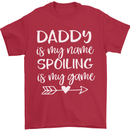 Father's Day Daddy Is My Name Funny Dad Mens T-Shirt Cotton Gildan Red