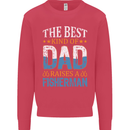 Father's Day Fishing Dad & Son Fisherman Mens Sweatshirt Jumper Heliconia