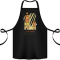 Father's Day Football Dad & Son Daddy Cotton Apron 100% Organic Black
