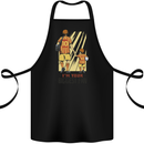 Father's Day Football Dad & Son Daddy Cotton Apron 100% Organic Black