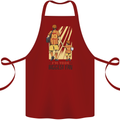 Father's Day Football Dad & Son Daddy Cotton Apron 100% Organic Maroon