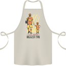 Father's Day Football Dad & Son Daddy Cotton Apron 100% Organic Natural