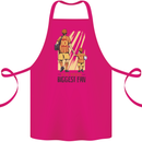 Father's Day Football Dad & Son Daddy Cotton Apron 100% Organic Pink