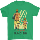 Father's Day Football Dad & Son Daddy Mens T-Shirt Cotton Gildan Irish Green
