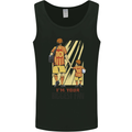 Father's Day Football Dad & Son Daddy Mens Vest Tank Top Black