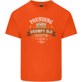 Father's Day Grumpy Old Dad's Club Funny Mens Cotton T-Shirt Tee Top Orange