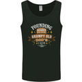 Father's Day Grumpy Old Dad's Club Funny Mens Vest Tank Top Black