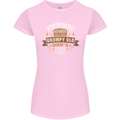 Father's Day Grumpy Old Dad's Club Funny Womens Petite Cut T-Shirt Light Pink