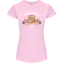 Father's Day Grumpy Old Dad's Club Funny Womens Petite Cut T-Shirt Light Pink