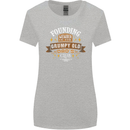 Father's Day Grumpy Old Dad's Club Funny Womens Wider Cut T-Shirt Sports Grey