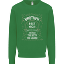 Father's Day No 1 Brother Man Myth Legend Mens Sweatshirt Jumper Irish Green
