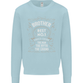 Father's Day No 1 Brother Man Myth Legend Mens Sweatshirt Jumper Light Blue