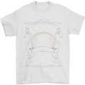 Father's Day No 1 Dad Man Myth Legend Funny Mens T-Shirt Cotton Gildan White