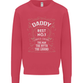 Father's Day No 1 Daddy Man Myth Legend Mens Sweatshirt Jumper Heliconia