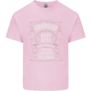 Father's Day No 1 Grandad Man Myth Legend Mens Cotton T-Shirt Tee Top Light Pink