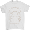 Father's Day No 1 Grandad Man Myth Legend Mens T-Shirt Cotton Gildan White