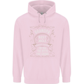 Father's Day No 1 Grandpa Man Myth Legend Mens 80% Cotton Hoodie Light Pink