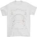Father's Day No 1 Grandpa Man Myth Legend Mens T-Shirt Cotton Gildan White