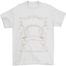 Father's Day No 1 Papa Man Myth Legend Mens T-Shirt Cotton Gildan White