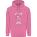 Father's Day No 1 Pops Man Myth Legend Mens 80% Cotton Hoodie Azelea