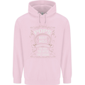 Father's Day No 1 Pops Man Myth Legend Mens 80% Cotton Hoodie Light Pink