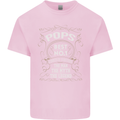 Father's Day No 1 Pops Man Myth Legend Mens Cotton T-Shirt Tee Top Light Pink